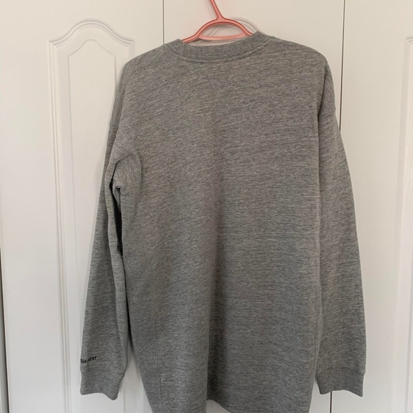 SUPERDRY X-Small/Small Gray Crew Neck Sweater - Picture 6 of 6
